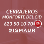 Cerrajeros Monforte del Cid DISMAUR